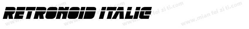 Retronoid Italic字体转换